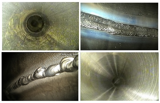 工業(yè)內(nèi)窺鏡檢測導(dǎo)管內(nèi)部實(shí)拍圖