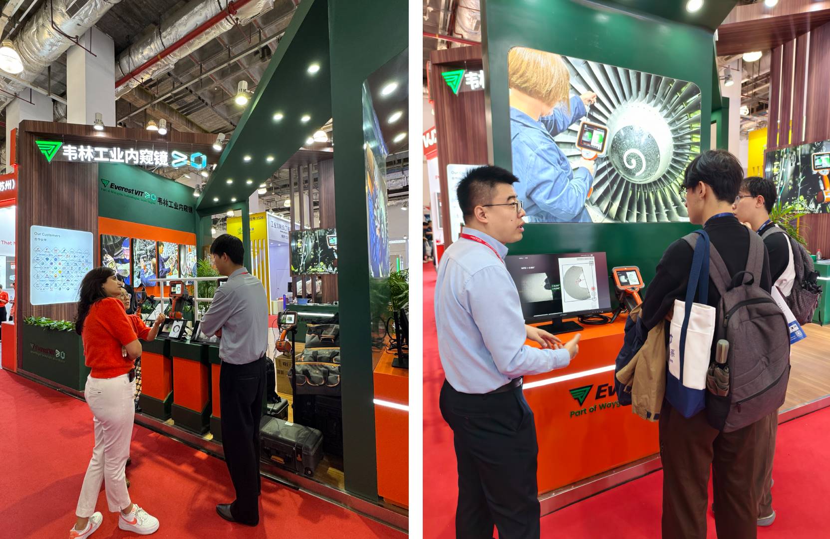 韋林工業(yè)內窺鏡產品吸引大量客戶關注